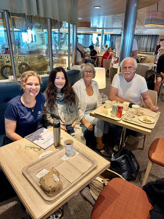 Team Almedalen på båten till Visby